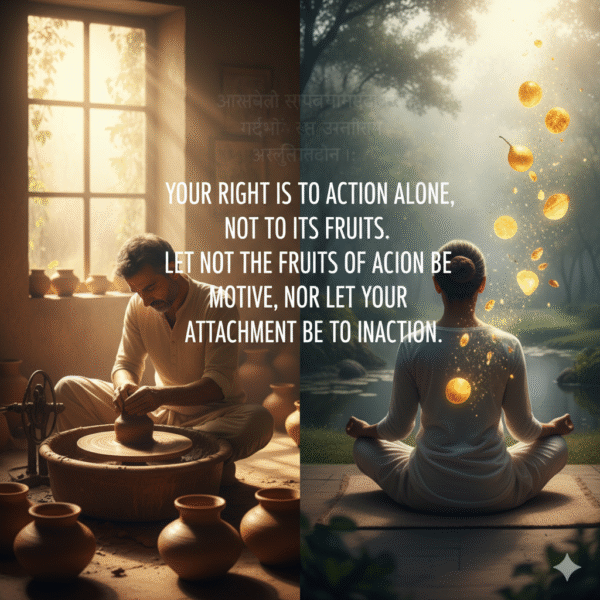 A Journey from Darkness to Divine Light: The Sacred Liberation of Jada – Srimad Bhagavad Gita Chapter-III